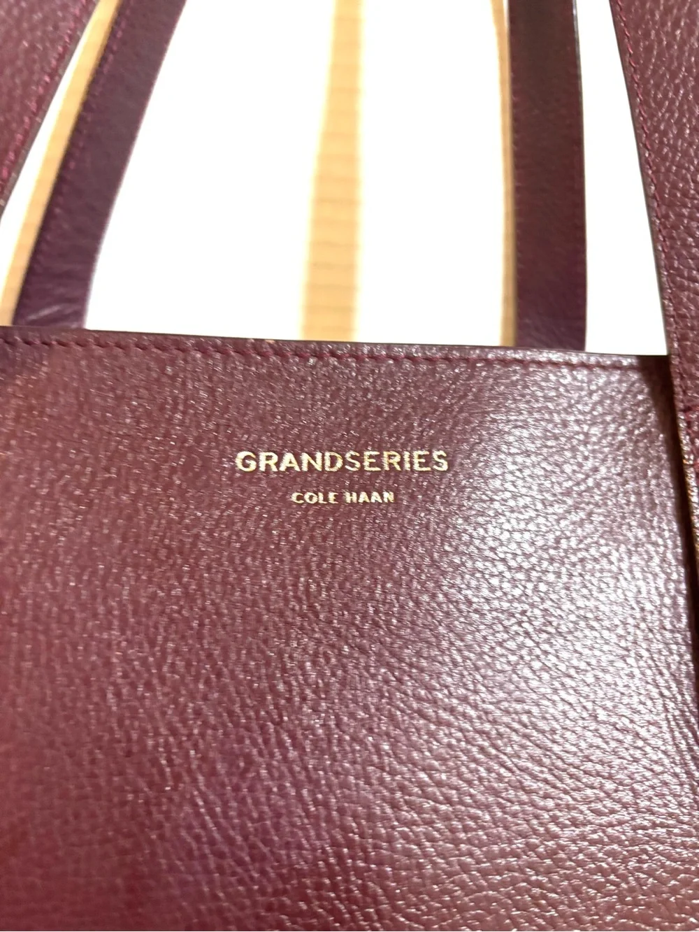 Cole Haan burgundy leather